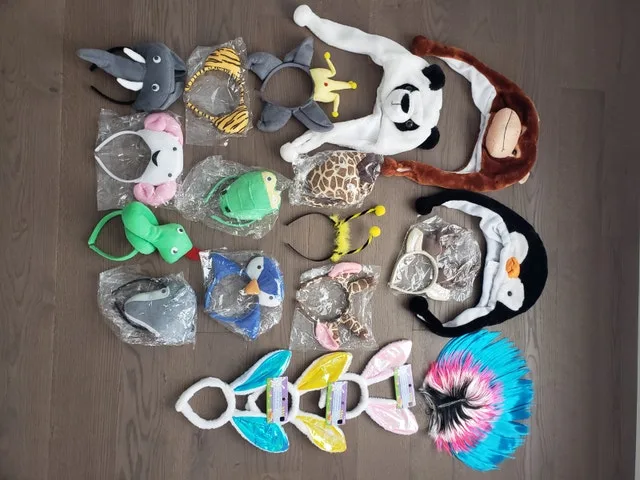 Party costume animal hats