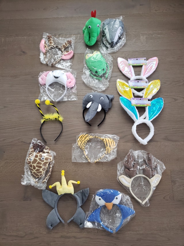 Party costume animal hats - photo 2