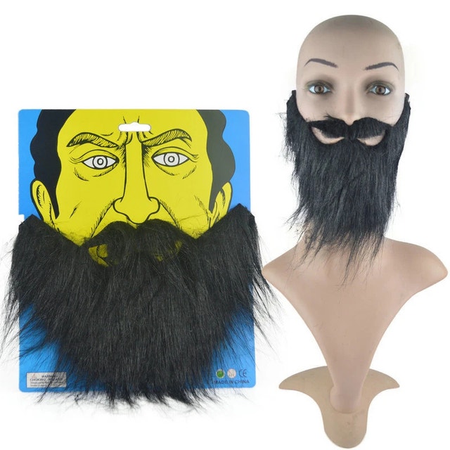 Facial funny hair beards, different colors - photo 3