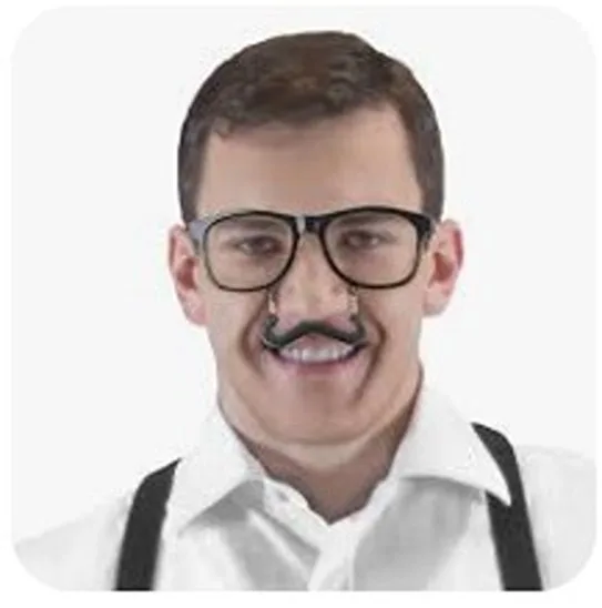 Different funny glasses for the party image indicator(3)