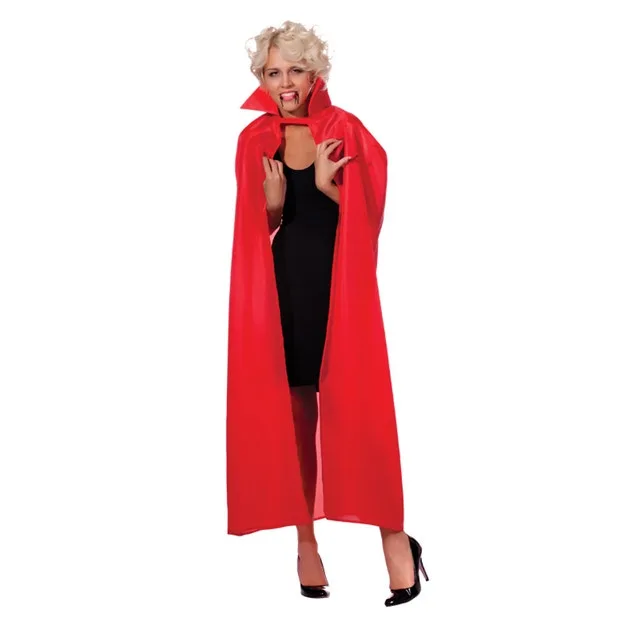 Adult Red Long Cape, Unisex