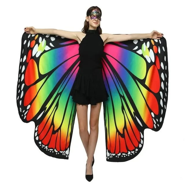 Women Butterfly Wings Cape Costume