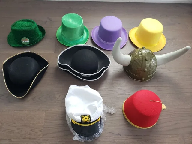 Different funny hats for men and women