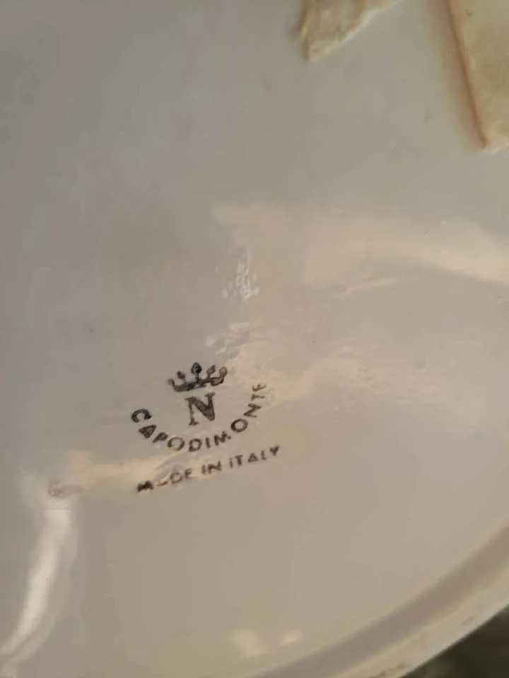 Capodimonte Planter Pedestal Roses image indicator(4)