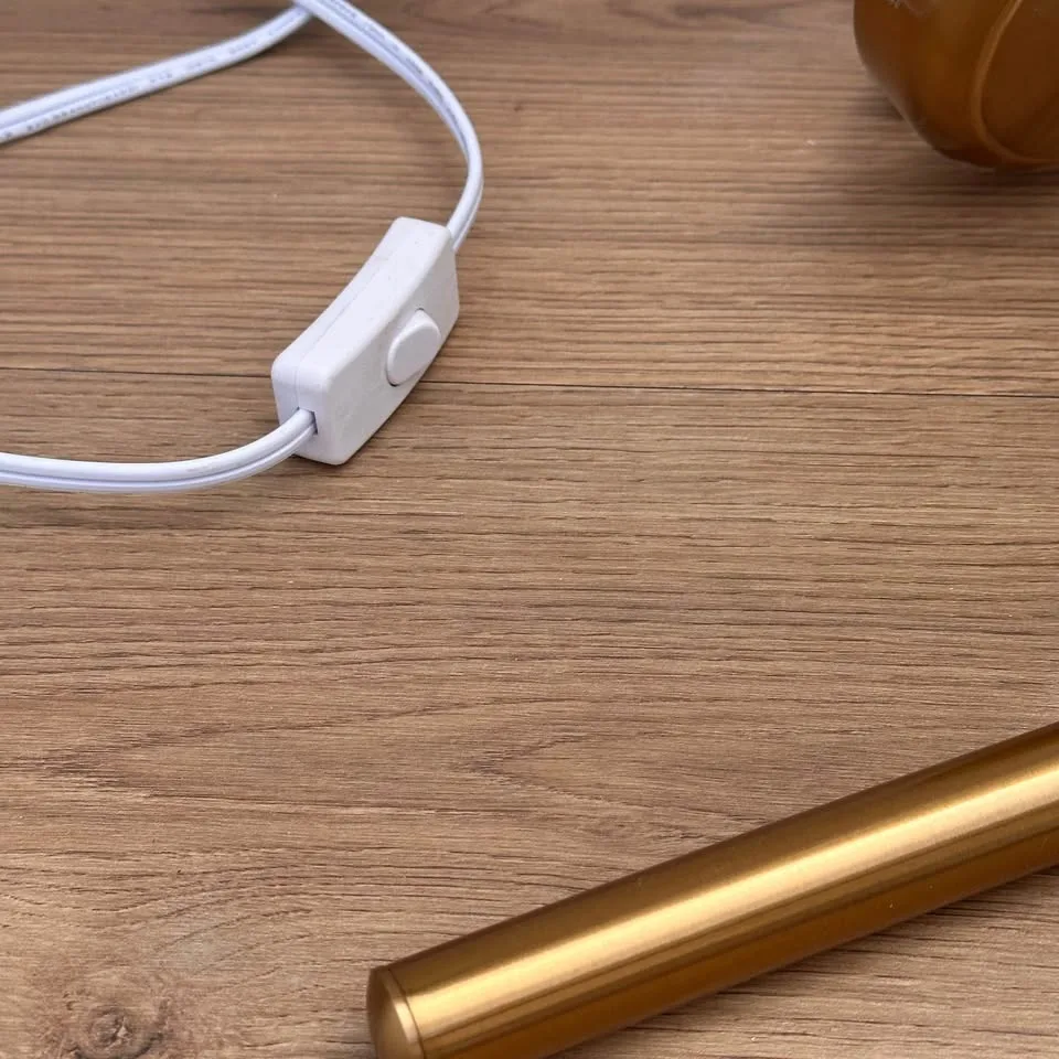 Brass gold library light wall mount hardwired or plug in image indicator(4)