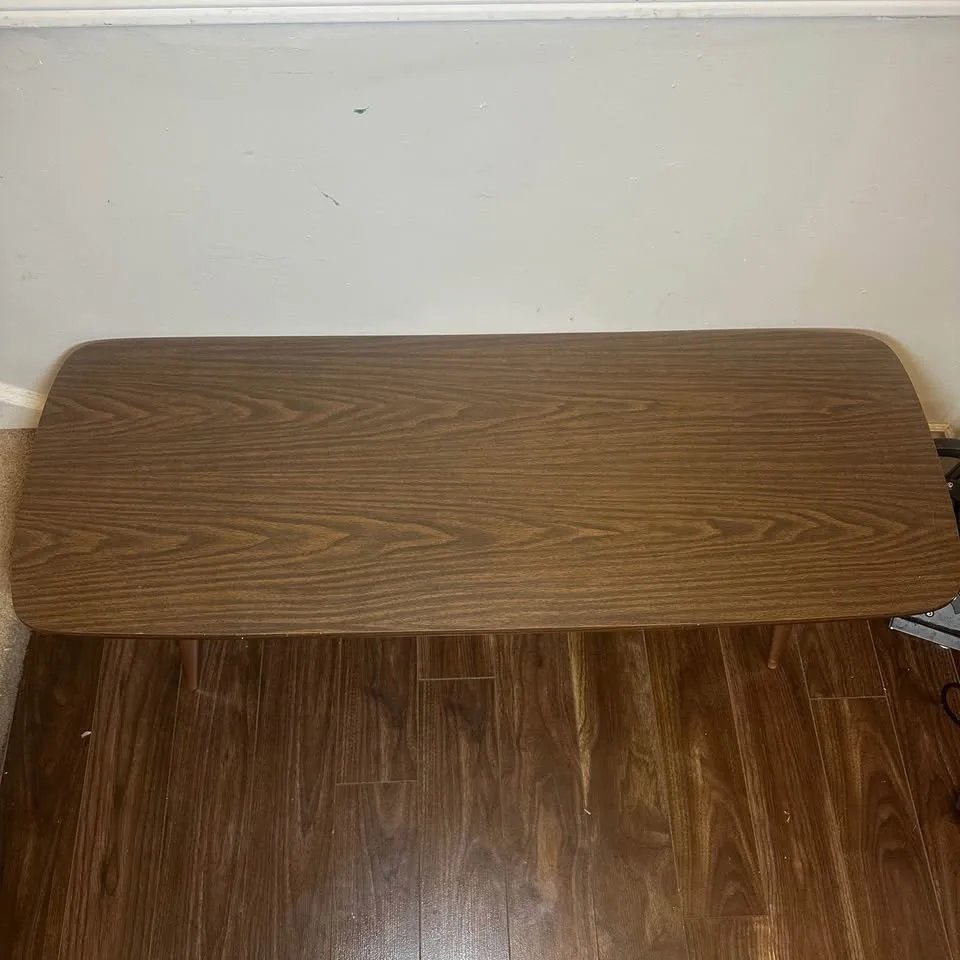 Mid Century Modern Coffee Table – Rounded Edges, Solid Wood image indicator(4)