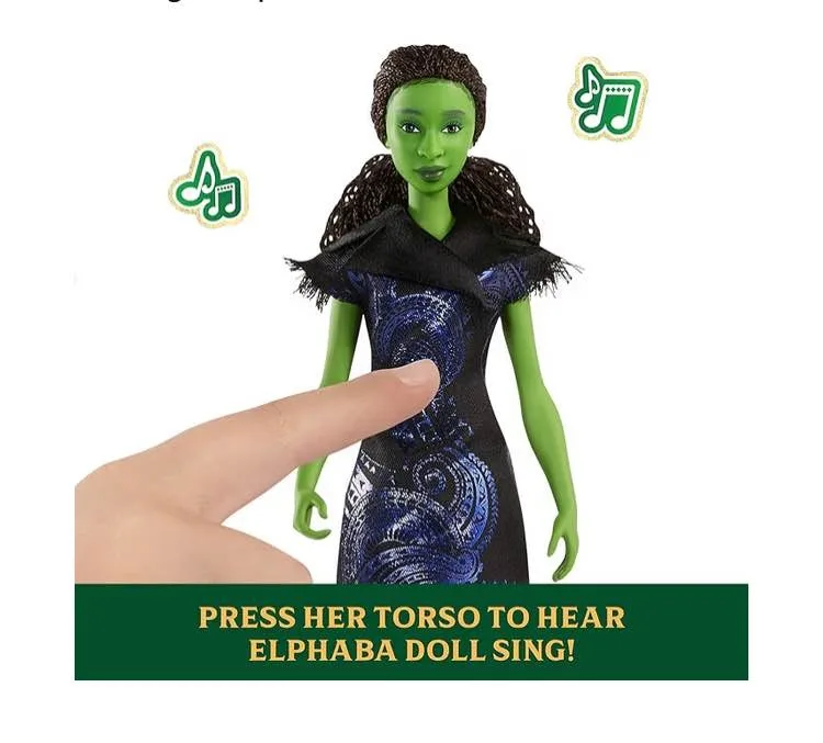 Wicked Singing Elphaba Doll image indicator(2)