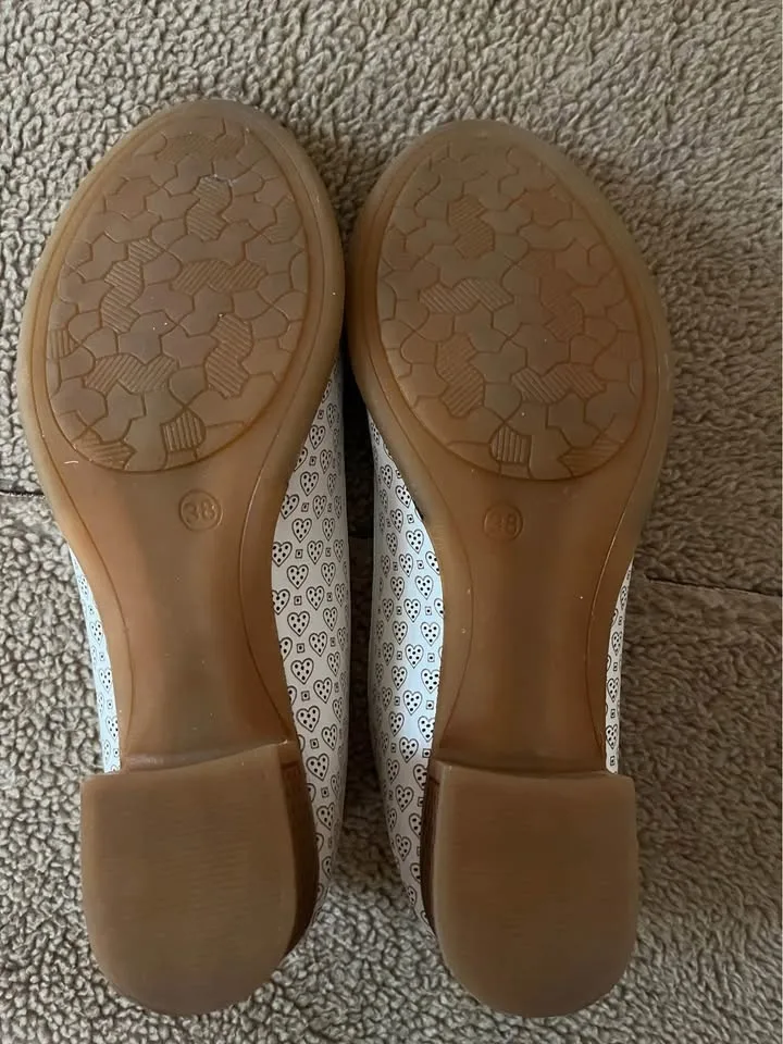 Chaussures blanches à bout ouvert image indicator(3)