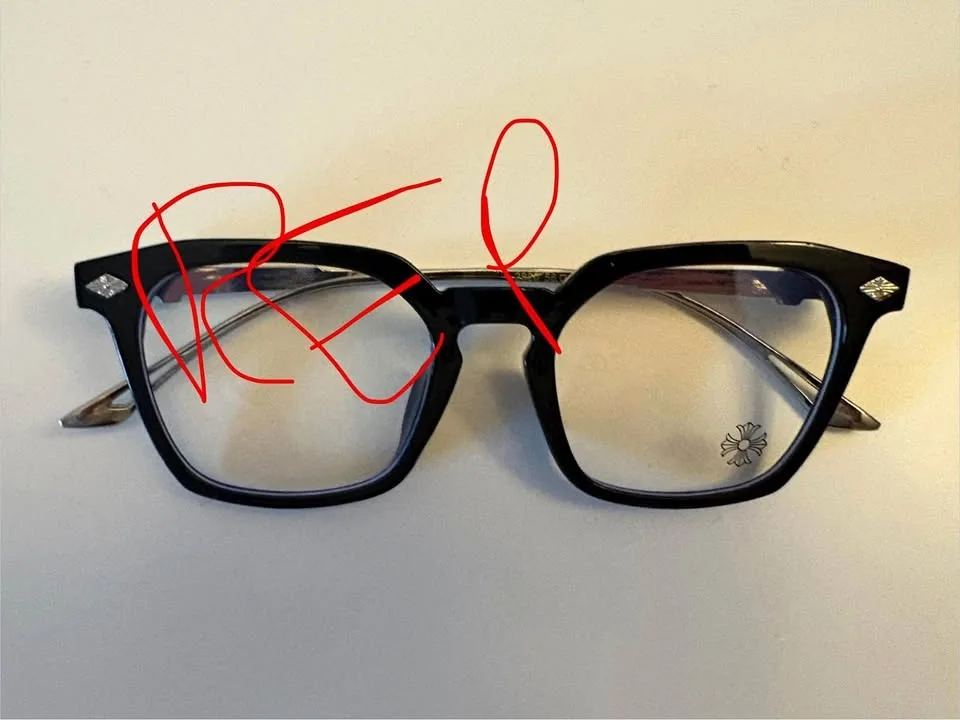 Chrome Hearts Glasses Black