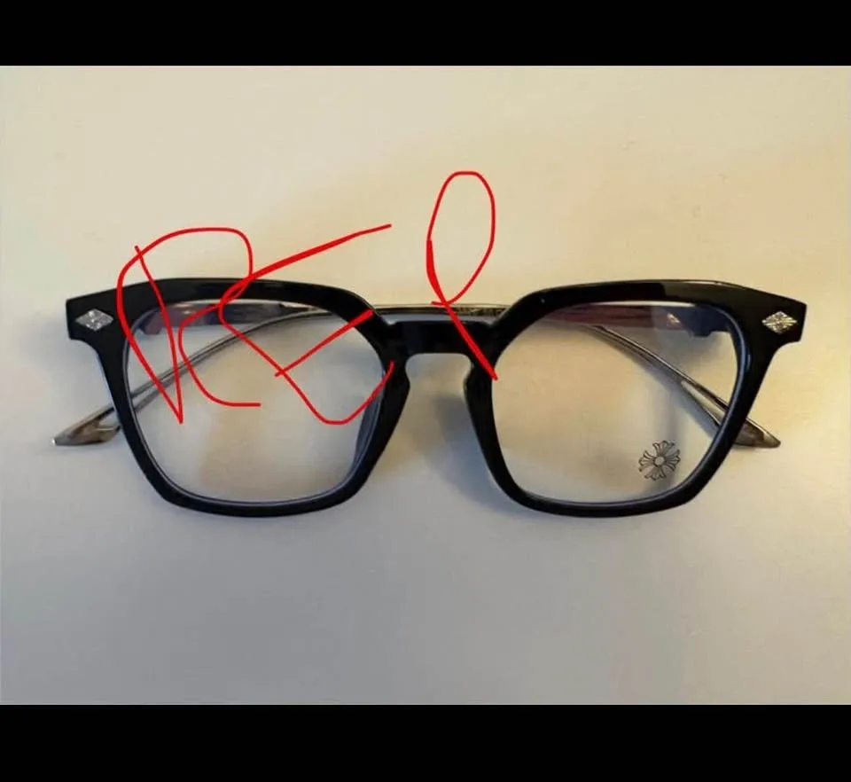 Chrome Hearts Glasses Black image indicator(4)