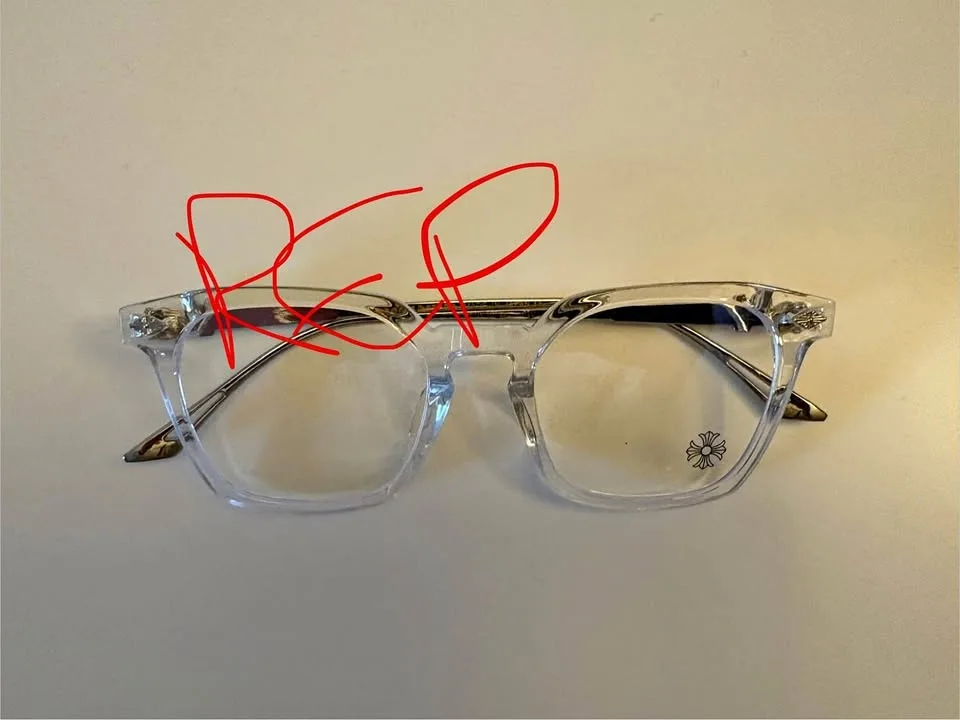 Chrome Hearts Glasses Sliver