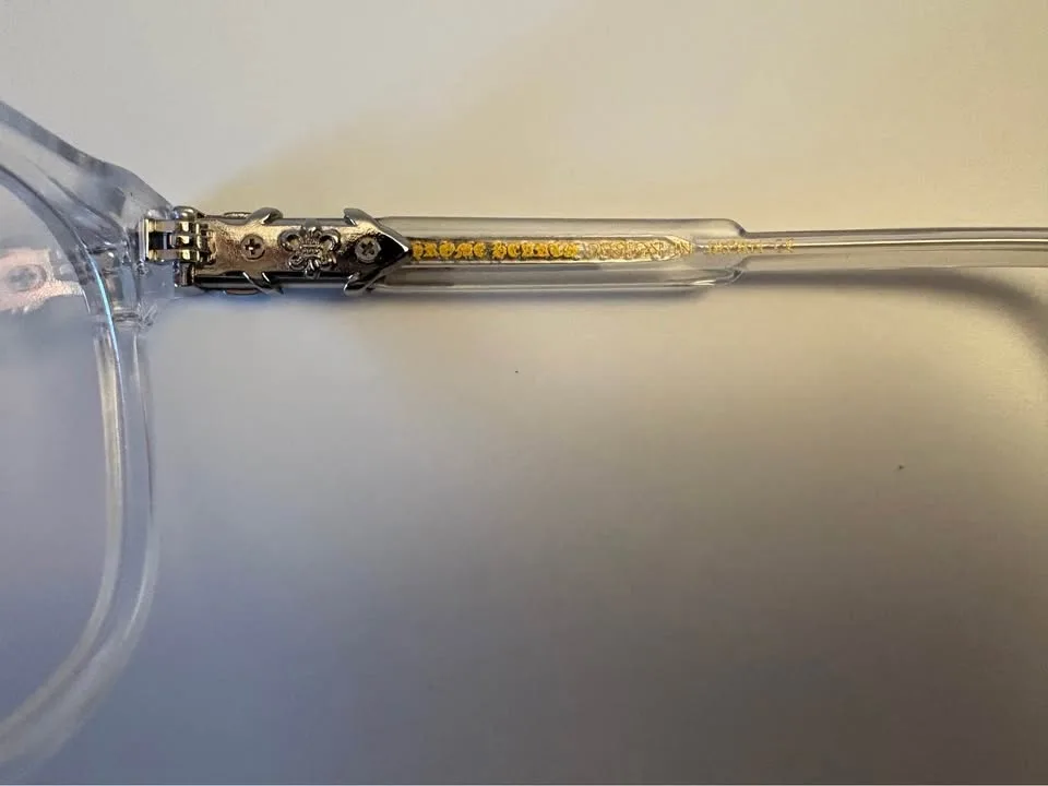 Chrome Hearts Glasses Sliver & Clear image indicator(3)