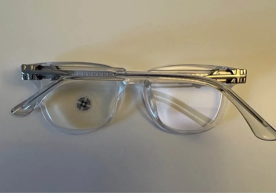 Chrome Hearts Glasses Sliver & Clear image indicator(4)