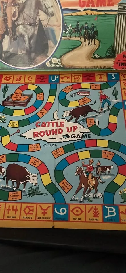 Wild Bill Hickoks Board Game 1950’s image indicator(3)