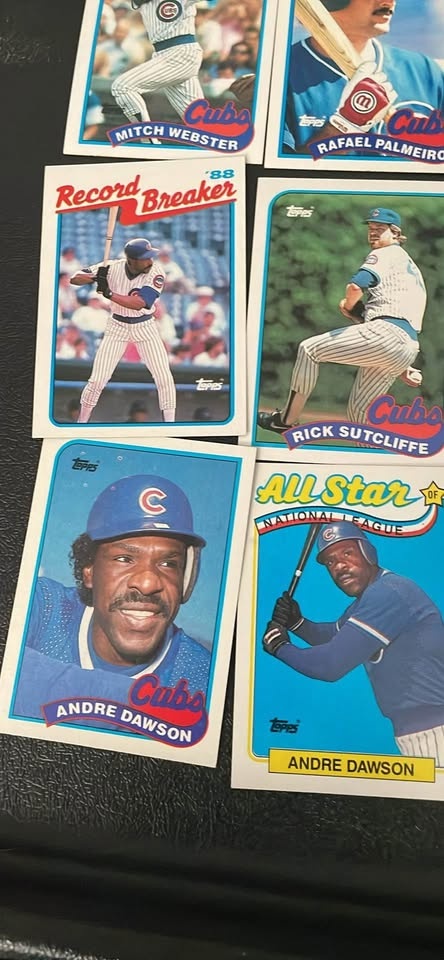 1989 Chicago Cubs Topps Baseball Cards - photo 3
