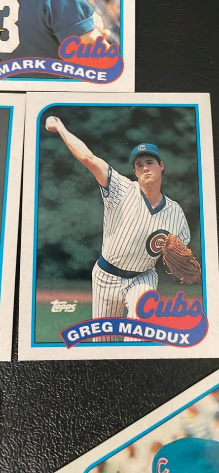 1989 Chicago Cubs Topps Baseball Cards - photo 5