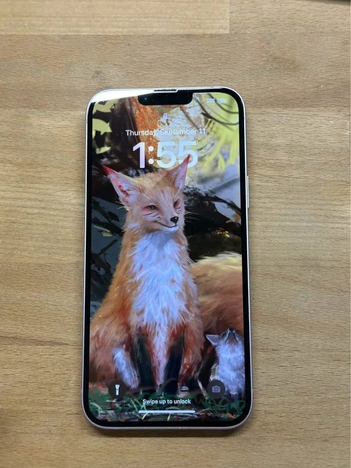 iPhone 14 Plus purple iOS16 128GB image indicator(2)