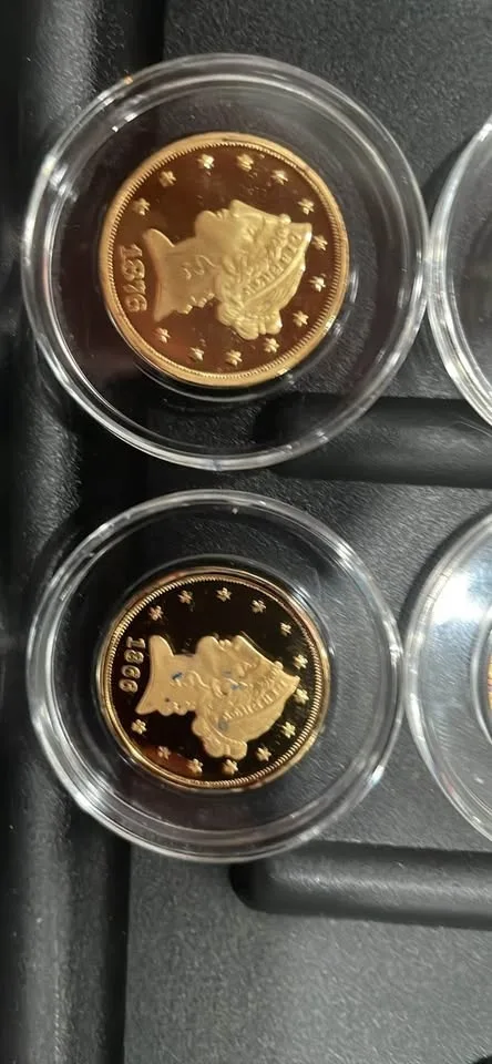 (6) Commemorative Copy of  Gold Coins image indicator(4)