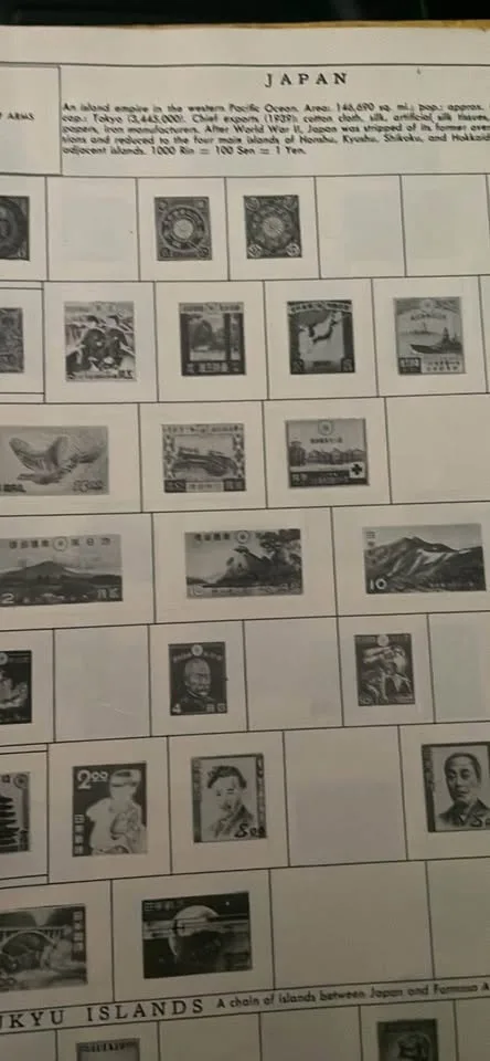 Vintage Stamp Album Book - 1950- 4,300 Spots image indicator(8)