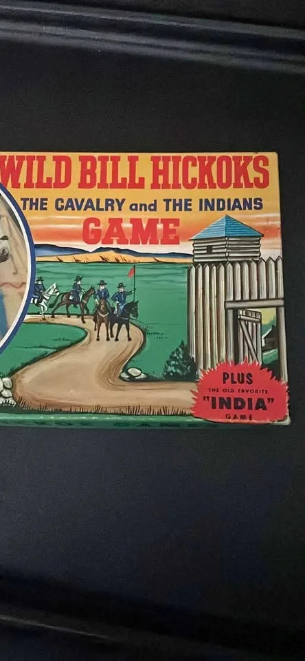 Wild Bill Hickoks Board Game 1950’s