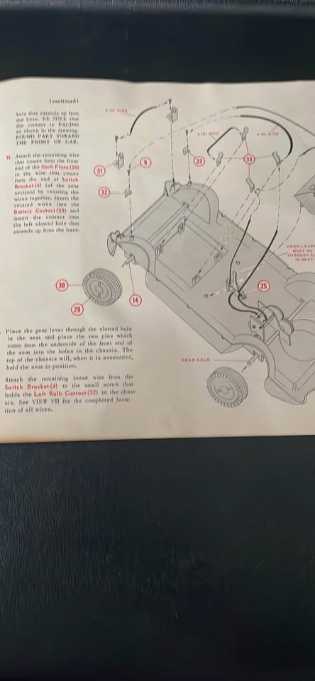 ITC Craft Instuction Manual for “Giant Motorized Corvette - photo 3