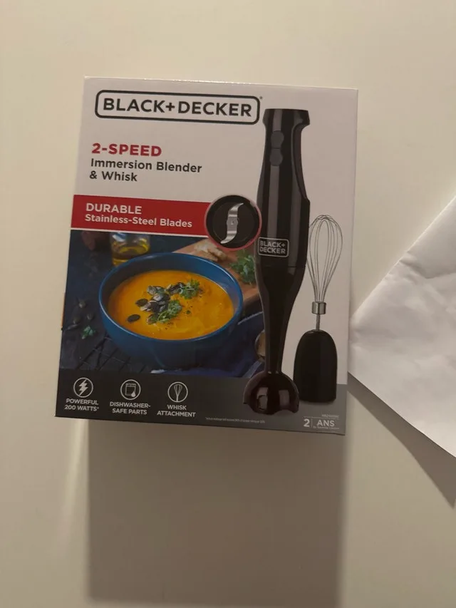 New Black & Decker Hand Blender