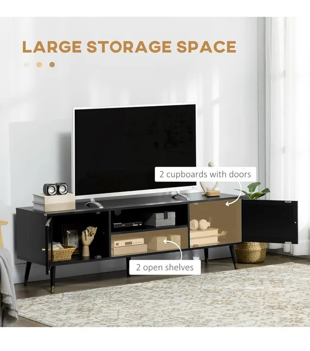 Rustic TV Console Table for TVs image indicator(5)