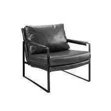 Mid-Century Modern Accent Chair Faux Leather image indicator(2)