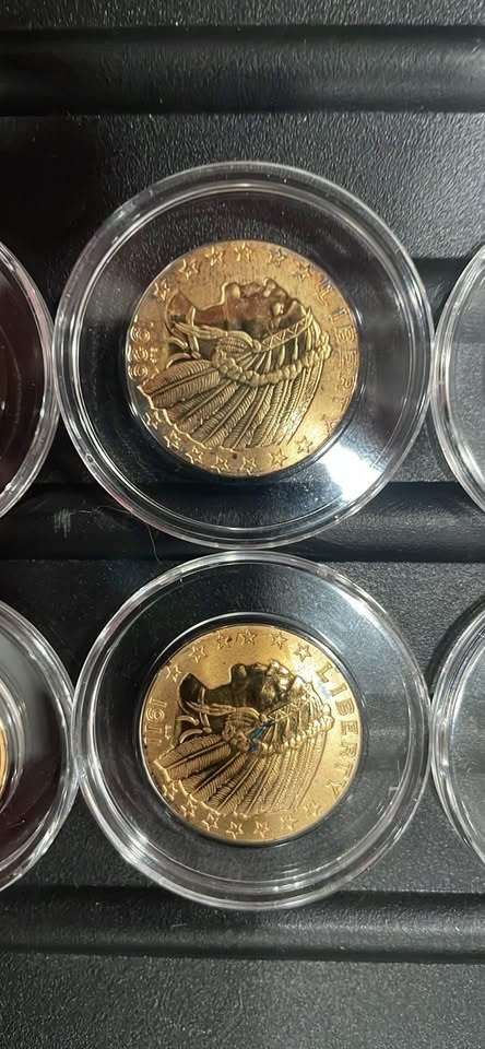 (6) Commemorative Copy of  Gold Coins with COA - photo 3