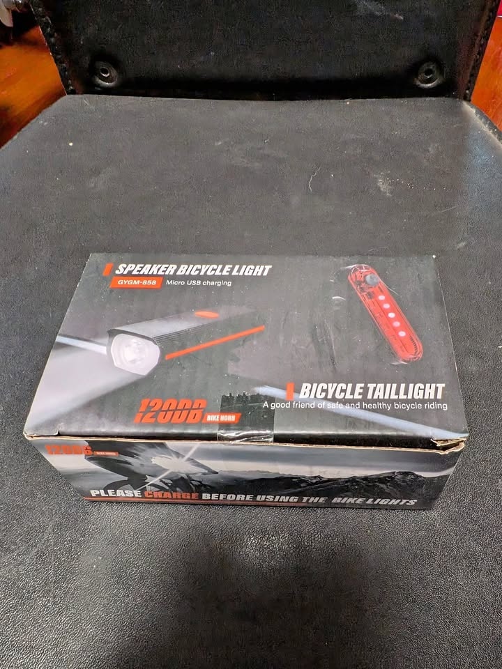 🔊🚴‍♂️ Bicycle Speaker Light – Brand New in Box – $15