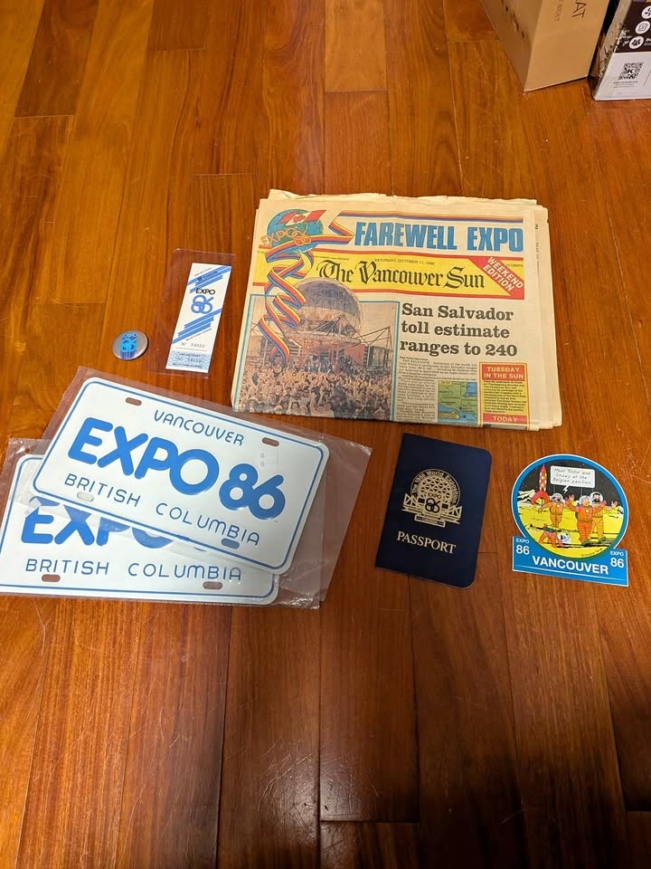Expo 86 Memorabilia Set – Complete Lot – $200
