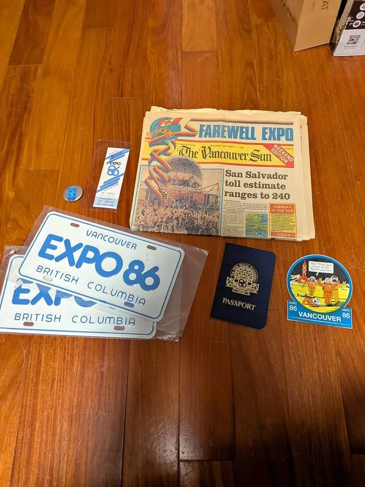 Expo 86 Memorabilia Set – Complete Lot – $200 thumbnail