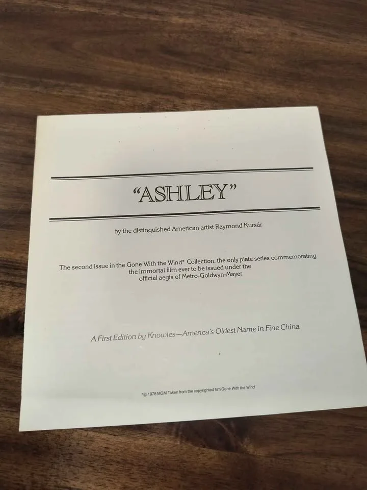 Ashley – Gone With The Wind Collector Plate image indicator(4)