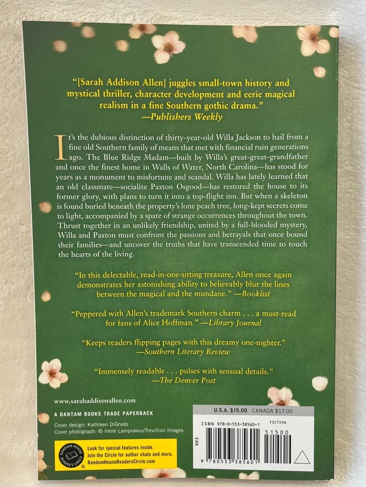 The Peach Keeper - Sarah Addison Allen (book) - photo 2