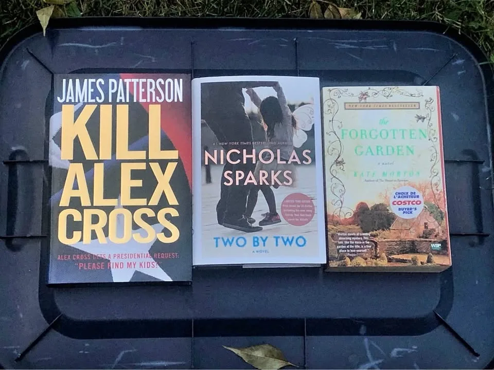 James Patterson, Nicholas Sparks, Kate Morton Books