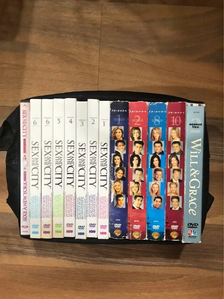 Sex and the City, Friends, and Will & Grace on DVD
