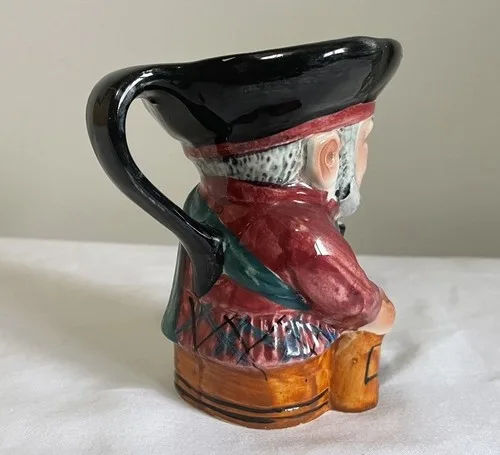 Chelsea Scottie Toby Jug 4 1/4” Hand Painted image indicator(4)