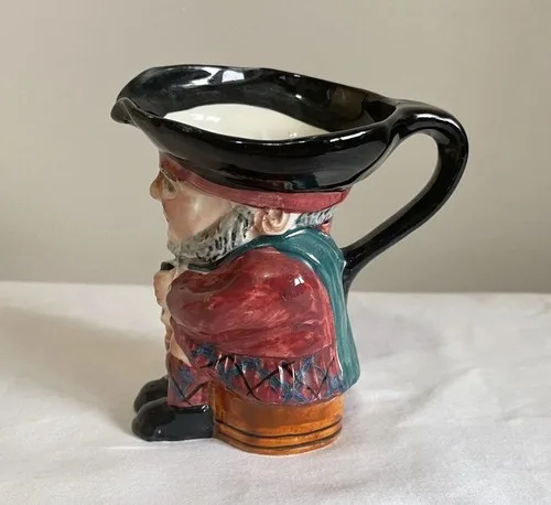 Chelsea Scottie Toby Jug 4 1/4” Hand Painted image indicator(5)