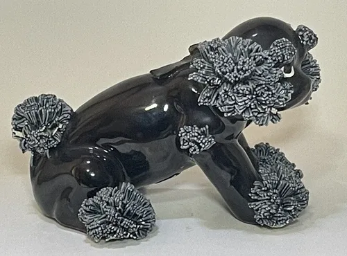 Vintage Japan - Black Spaghetti Poodle Figurine image indicator(6)