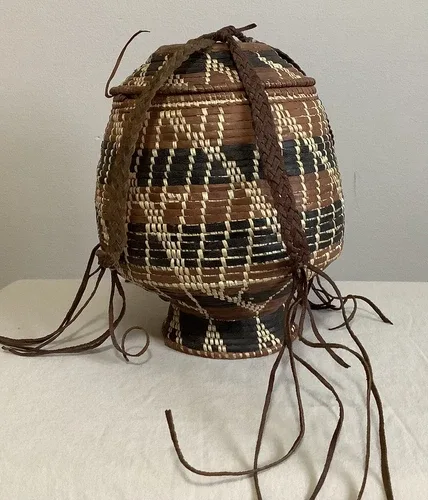 Vintage Basket - Container With Lid image indicator(3)