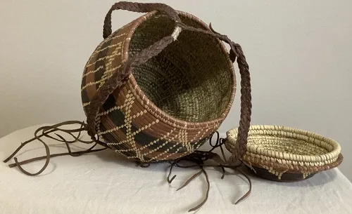 Vintage Basket - Container With Lid image indicator(4)