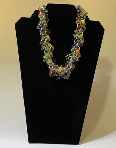 Funky & Fun Vintage Acrylic Necklace