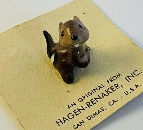 RETIRED Vintage Hagen Renaker Baby Chipmunk