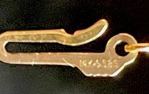 14k GOLD, TURQUOISE & WHITE PEARL NECKLACE image indicator(6)