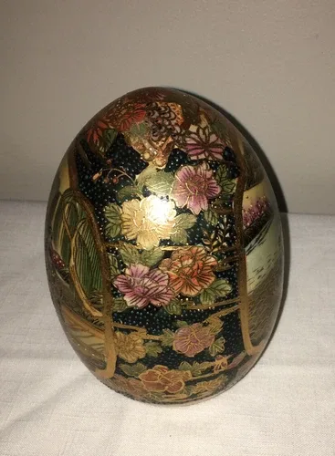 Vintage Chinese Satsuma Egg image indicator(2)