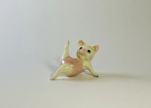 Vintage Hagen Renaker Aerobic Pig Figurine