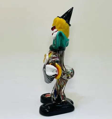 Vintage Venetian Murano Glass Clown image indicator(2)