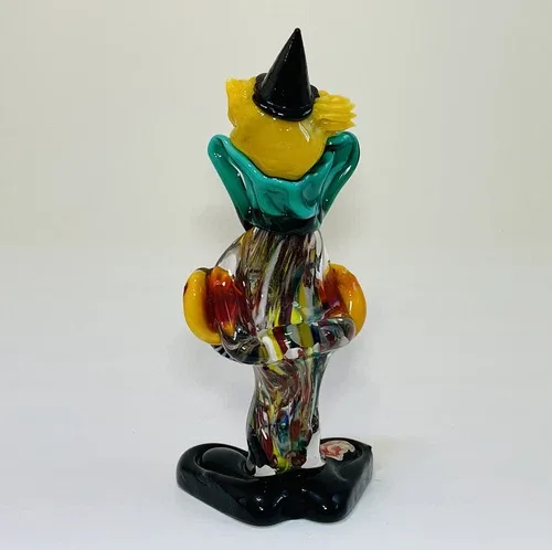 Vintage Venetian Murano Glass Clown image indicator(3)