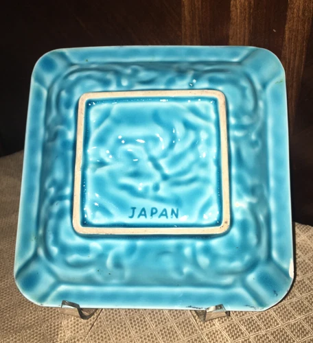 Large Vintage Turquoise Ashtray - Japan - photo 2