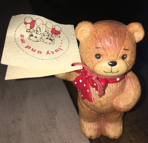 Enesco Lucy and Me Porcelain Bear with Original Tag Intact image indicator(3)